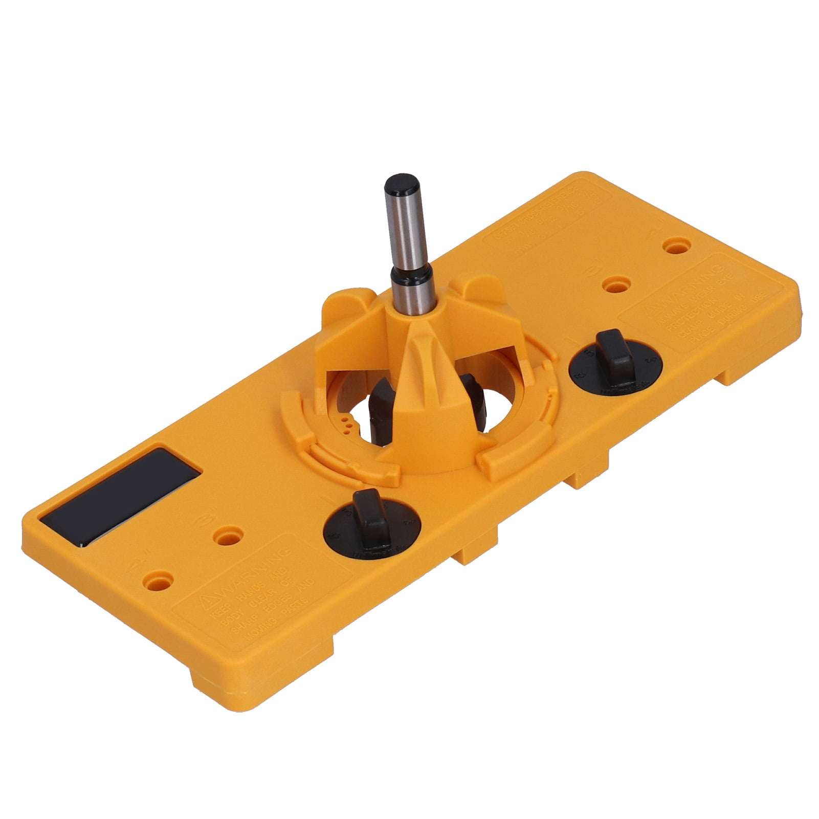 BIMZUC 35mm Hinge Hole Locator Jig Drilling Guide, Professional Engineering Plastic Woodworking Punch Locator Tool for Cabinet Door Installation, 8.9 x 3.7 inches / 22.5 x 9.5 cm