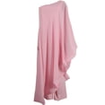 thumbnail image 4 of Combinaisons pour Femmes une Épaule Soirée Cocktail Semi-Formelle Pantalon Robe Maxi Tenues pour Femmes P-111 Rose-A m, 4 of 5