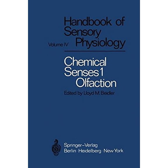 Pre-Owned Handbook of Sensory Physiology / Chemical Senses.: Olfaction (Hardcover)