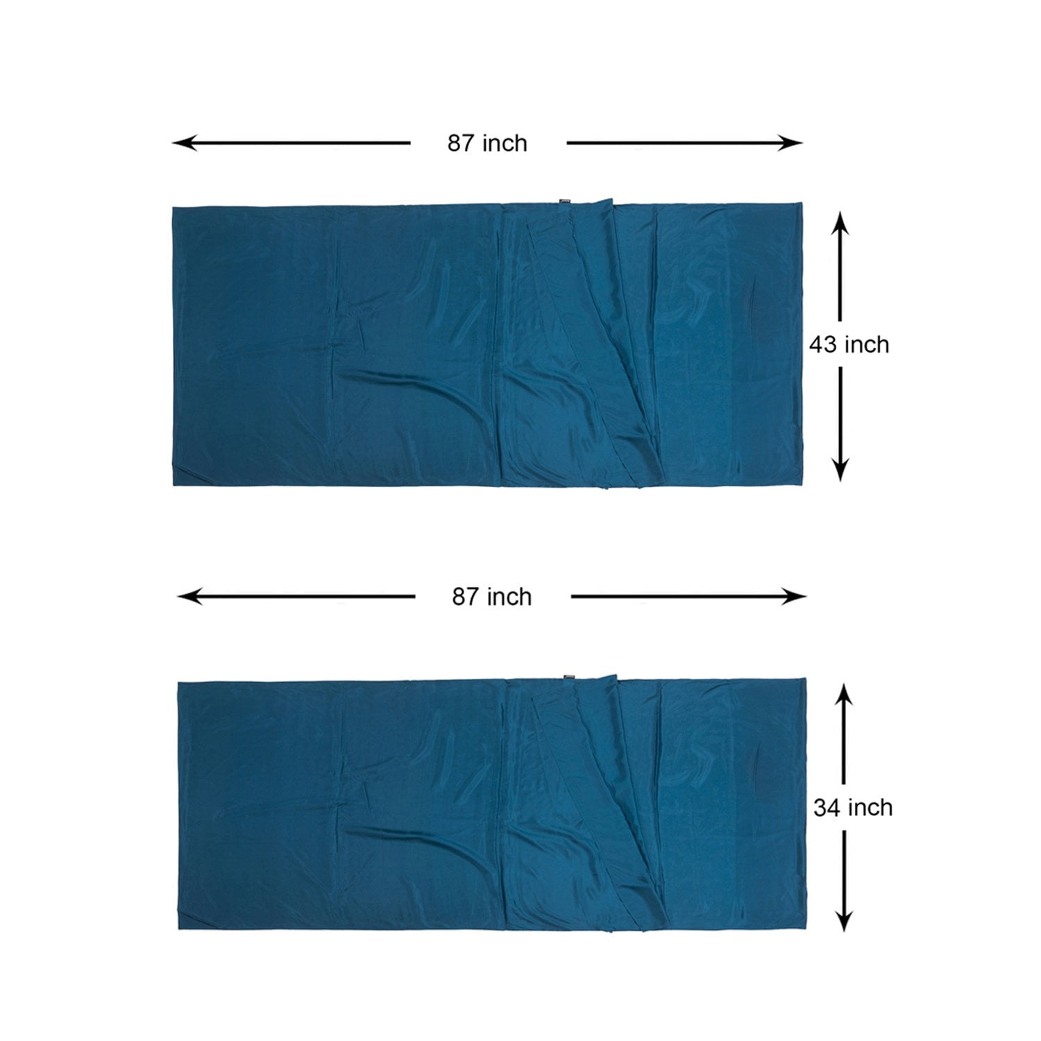 Browint Sleeping Bag Liner, Dark Blue