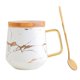 thumbnail image 1 of Toystoory Juego de tazas de café, taza de té de cerámica con textura Mable delicada con portavasos y cuchara, recipiente ergonómico para taza de té y Juegos de servir café y té Numero 3 Toystoory HA027281-03, 1 of 1