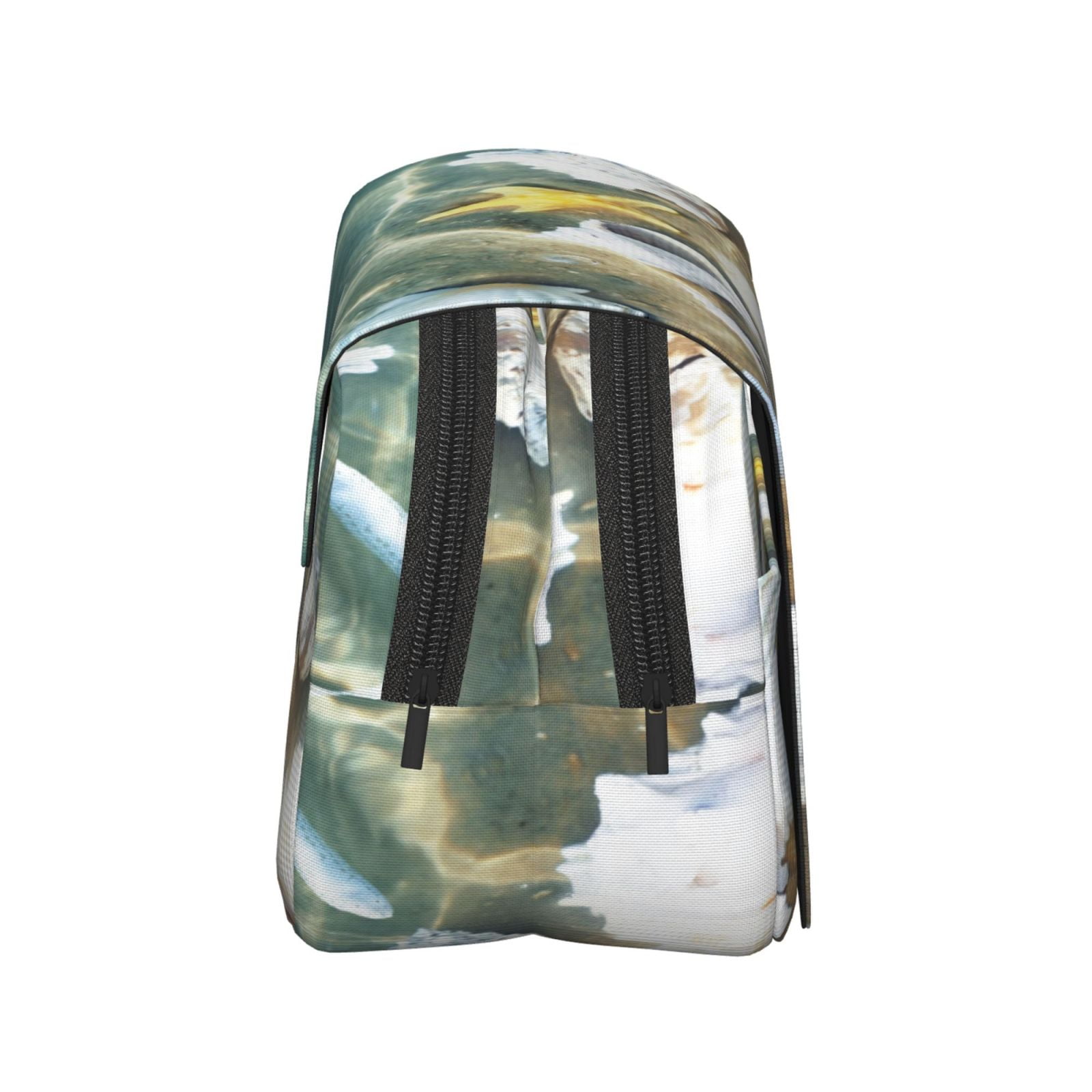 Rateoe Seashell On The Beach Pattern Double Clamshell Pen Case, Storage Organizer with Two Zipper Compartments– Holds Up to 50 Pencils & Pens