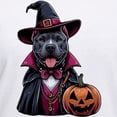 thumbnail image 3 of CafePress - Costumed Pitbull Halloween Women's V Neck T Shirt - Womens Cotton V-Neck T-shirt, 3 of 4