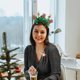 thumbnail image 3 of Holiday Reindeer Headband Christmas Antlers Headwear for Women Lightweight Plastic Nonwoven Fabric Party Costume 4Pcs, 3 of 5
