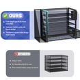 thumbnail image 4 of Organizador de archivos de escritorio Simple Trending de 6 niveles con soporte para archivos, 4 of 7