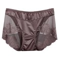 thumbnail image 6 of Bigersell Plus Size Period Underwear Clearance Womens Cotton Panties Boy Shorts Panty Style P-1278 Cotton Plus Size Panties Thong Bikini Sets Ladies Briefs Mid Waist Women's Bikini Panties Coffee XL, 6 of 8