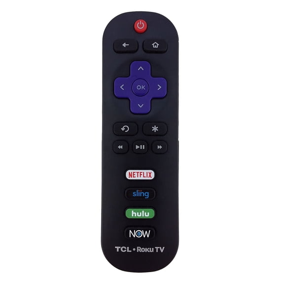Restored Ceybo TV Remote Control fit for TCL with Netflix, Sling, Hulu, Now (Refurbished)