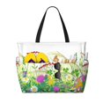 thumbnail image 1 of Disketp Plants and Insects Bolsa de Playa de Gran Capacidad, Bolso Impermeable y a Prueba de Arena para Mujer, Ideal para Playa, Piscina y Natación, 1 of 7