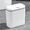 White, variant on SPACEMUSE 4.5 Gallon Black Trash Can with Lid, Touchless Automatic Garbage Bin with Silent Close, Motion Sensor Smart Trash Bin for Kitchen & Bathroom