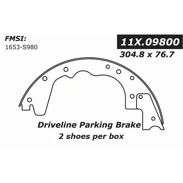 OE Replacement for 2002-2012 International 4300 Driveline Parking Brake Shoe
