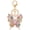 Multicolor, variant on SPRING PARK Women Rhinestone Butterfly Charm Jewelry Keychain Key Holder Keyring Bag Hanging