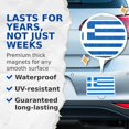 thumbnail image 4 of (2 Pack) Greece World Flag Magnets - Pride - 5" On Longest Side - Premium Magnet - Choose from Over 200 Countries - for Cars, Refrigerators, Toolboxes, Lockers- Made in USA - MAG0879, 4 of 7