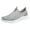 Grey, variant on Mens Slip on Loafers Walking Tennis Shoes Laceless Running Blade Sneakers Mesh Trail Jogging Casual Athletic,Grey 45