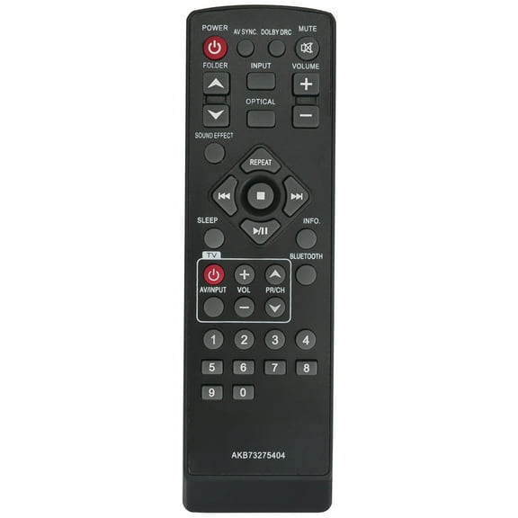 New Remote AKB73275404 for LG Sound Bar SoundBar LSB306