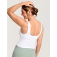 thumbnail image 3 of Delimira Crossover Breastfeeding Summer Sleeveless Cropped Nursing Tank Tops, 3 of 4