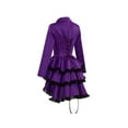 thumbnail image 3 of Gothic Lace Vintage Stage Performance Dress Double Breasted Medieval Renaissance Costume for Women, 3 of 6