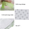thumbnail image 4 of Cat Litter Sifting Liners - Portable Drawstring Waste Bags, Heavy-Duty Non-Stick Filter Bags for Litter Box Cleaning, Pack of 7 (6 Sifting & 1 Solid), White, L, 4 of 9