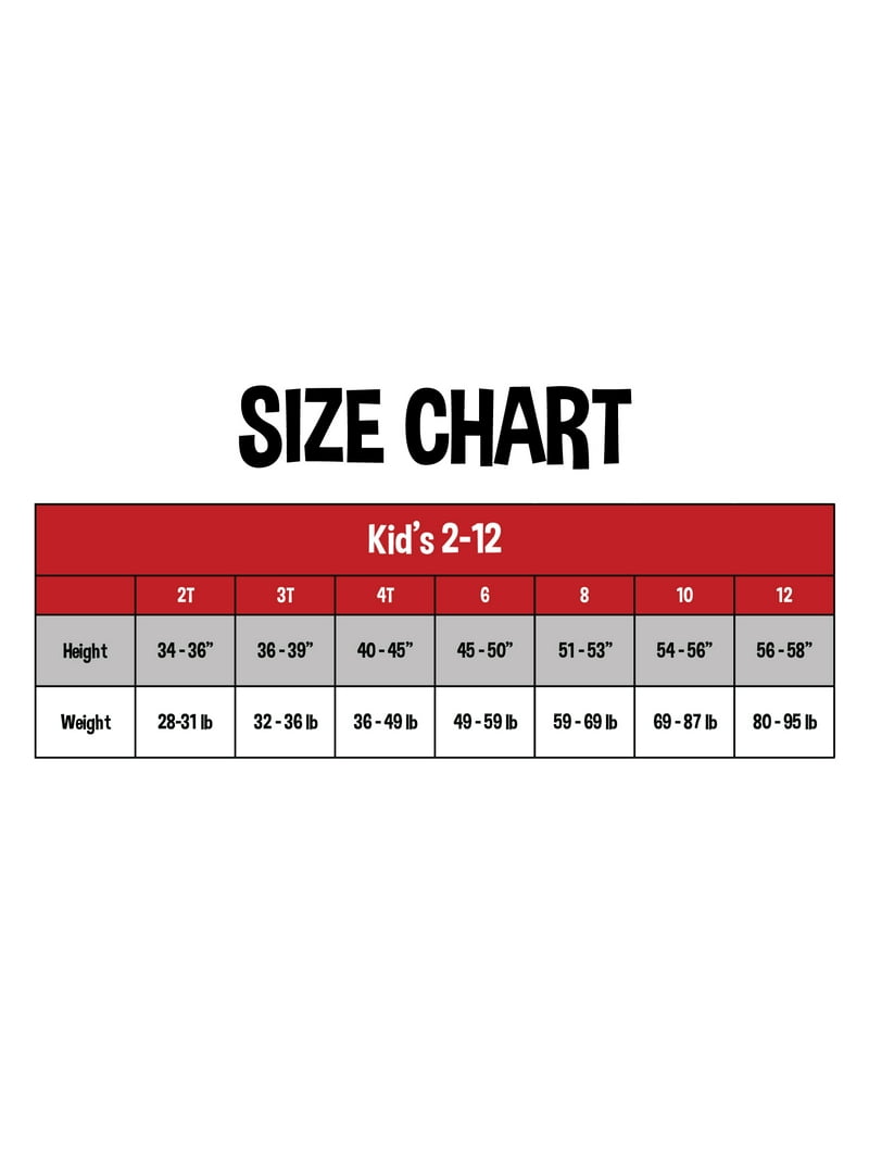 New Balance Kids Clothing Size Chart LazyOne Short-Sleeve Summer