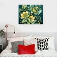 thumbnail image 4 of COMIO Flower Canvas Wall Art for Bedroom Watercolor Rose Dahlia Lotus Floral Paintings Pictures for Living Room Bathroom Wall Decor Framed Prints Artwork Stretched Easy to Hang, 4 of 4
