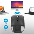 thumbnail image 4 of Optical Mouse, 3 Levels Adjustable  Mouse Fashionable Appearance with Receiver Data Cable for Desktop for Notebook Computers White,,Dark Gray,Black,Silver,Rose Gold, 4 of 8