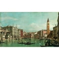thumbnail image 3 of Canaletto 14x10 Black Modern Framed Museum Art Print Titled - The Grand Canal, Venice, Looking Southeast, with the Campo Della Carita to the Right (1730s), 3 of 5