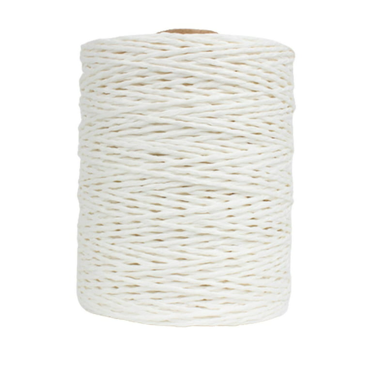 HAMUIERS Raffia Ribbon for Gift Wrapping, Packing Paper Twine Ribbon, Craft  Ribbon for Crochet - 1/4'' Wide, 109 Yards