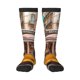 thumbnail image 1 of Fotbe Modern Urban Monkey Calcetas Divertidas Estampadas para Hombre y Mujer, Calcetas de Algodón hasta la Rodilla para Caminar, Correr, Enfermería y Embarazo, 1 of 6