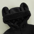 thumbnail image 6 of Cjfdfy Toddler Baby Halloween Boy Girl Costumes Clothes Bat Halloween Costumes Fleece Hood Wings Design Long Sleeve Shorts Jumpsuit My First Halloween Fall Winter Clothes, 6 of 9