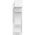 thumbnail image 2 of 7"W x 24"D x 24"H Balboa Architectural Grade PVC Outlooker with Block Ends, 2 of 8