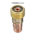 thumbnail image 1 of Brass Collets Body For Stubby Gas Lens Connector With Mesh For Tig WP-17/18/26 Torch, 1 of 9
