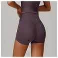 thumbnail image 5 of LYMAYTER Women Yoga Shorts for S-XL Casual High Waist Tummy Control Running Yoga for Workout Shorts, 5 of 9