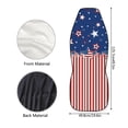 thumbnail image 5 of ZIATUBLE American Flag Starry Car Front Seat Covers 2 Pcs Polyester Vehicle Seat Cover Protectors for 4th of July Auto Interior Accessories Anti-Slip Saddle Blanket for Bucket Seat for Trucks Van, 5 of 7
