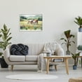 thumbnail image 3 of Stupell Industries Horses in Spring Meadow Animals & Insects Painting White Framed Art Print Wall Art, 30 x 24, 3 of 9