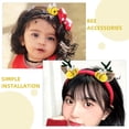 thumbnail image 4 of Shisuyan 35pcs Felt Bees For Crafts Adorable Wool Felt Bees Tiered Tray Decorations Multi-Function Felt Bee Decors, 4 of 8