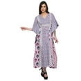 thumbnail image 4 of Moomaya Ladies Kaftan Holiday Loungewear Maxi Dress African Dresses For Women, 4 of 6