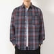 thumbnail image 1 of Blusa y camisa de manga larga con cuello vuelto para hombre, informal, con estampado y bolsillo, de poliéster, 1 of 5