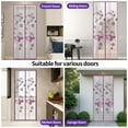 thumbnail image 2 of Magnetic Thermal Insulated Door Curtain for 38x82 Inch Door, Self-Sealing EVA Draft Stopper for all season Keep Cold Out & Privacy, for Kitchen, Bedroom, Hands Free, Pet & Kid Friendly Purple, 2 of 7