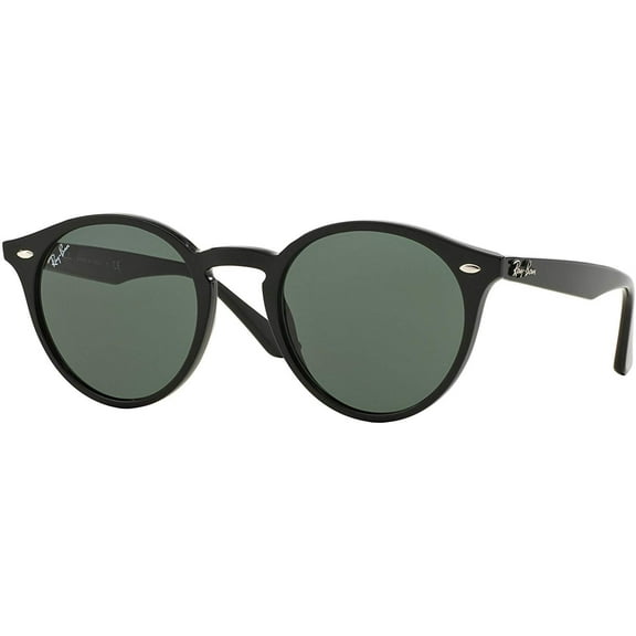 Ray-Ban RB2180 601/71 49M Black/Grey Green Sunglasses for Men for Women