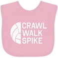 thumbnail image 3 of Inktastic Crawl Walk Spike Boys or Girls Baby Bib, 3 of 4