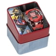 thumbnail image 5 of Reloj infantil Transformers – Pantalla LCD, bisel metálico, correa cómoda ajustable, lata coleccionable – Perfecto para niños y niñas, 5 of 5