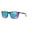 Matte Black Frame | Polarized Green/Blue Chromance Lens, variant on RB4385 RB4385 Rectangle Shape Sunglasses Matte Black Frame | Polarized Green/Blue Chromance Lens 58mm