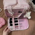 thumbnail image 3 of Wearable Breast Pump Bag Compatible with Elvie, Willow and Momcozy Breast Pump, Carrying Case for Hand-Free Wearable Breast Pumps, Pump Parts and More, Pink, 3 of 5