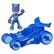 PJ Masks Cat-Car Preschool Toy, Hero Vehicle with Catboy Action Figure