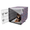thumbnail image 2 of Moroccan Dog Crate Cover, Star Pattern Traditional Oriental Design Middle Inspired, Easy to Use Pet Kennel Cover for Medium Large Dogs, 35" x 23" x 27", Multicolor, by Ambesonne, 2 of 6