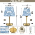thumbnail image 2 of Adjustable 3-Color Light Desk Light Vintage Bronze Table Lamp For Bedroom Office Living Room Light Blue Background, 2 of 9