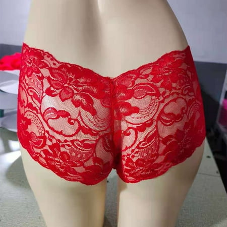 

Women s Sexy Lingerie Lace Floral Briefs Panties High Rise Knickers Underwear