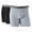 Black, variant on Hanes Ultimate Big & Tall 3-Pack Tagless Stretch Boxer Briefs