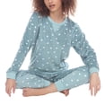 thumbnail image 4 of Honeydew Women's Super Soft Fleece Lounge Set (Prickly Pear, Medium), 4 of 4