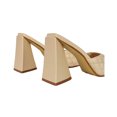 thumbnail image 2 of XY London Womens Maylin Quilted Sculptured Heel High Heels, 2 of 5