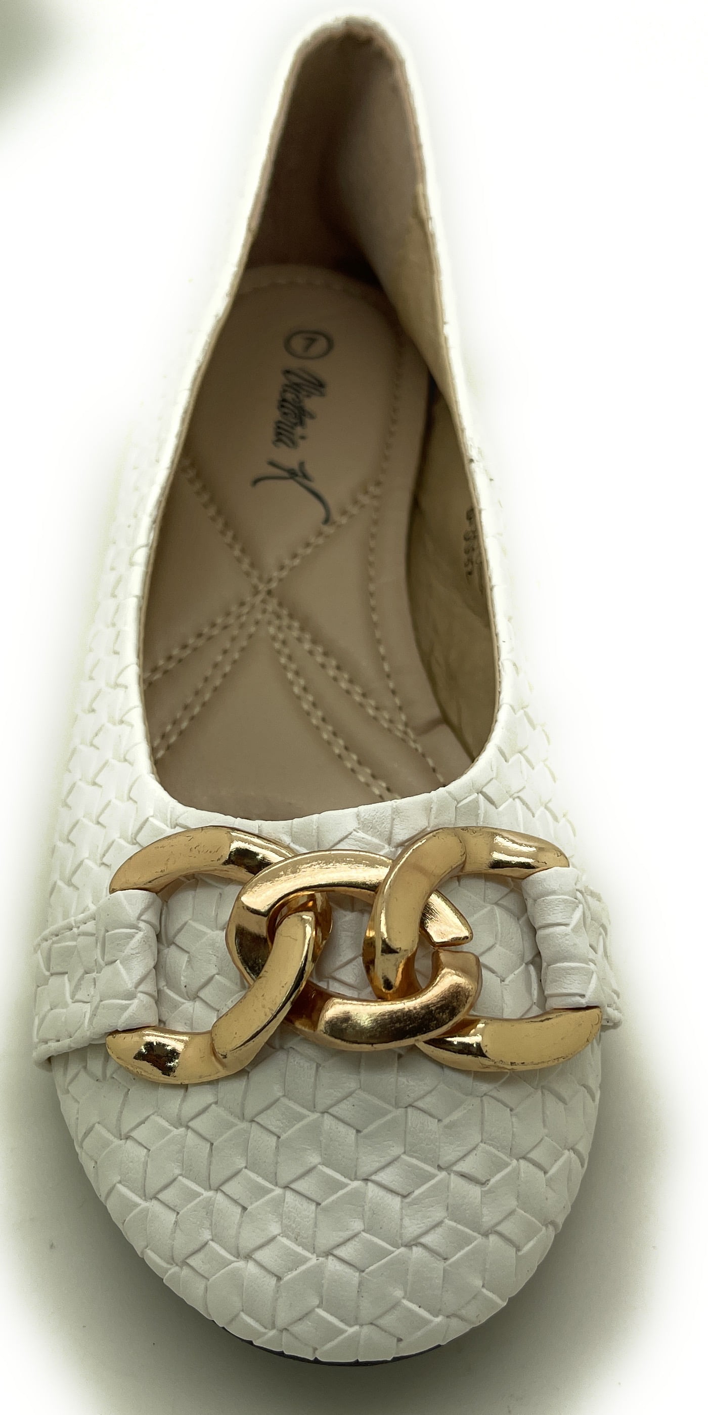 Gold Chain Ballerina Flats - Walmart.com
